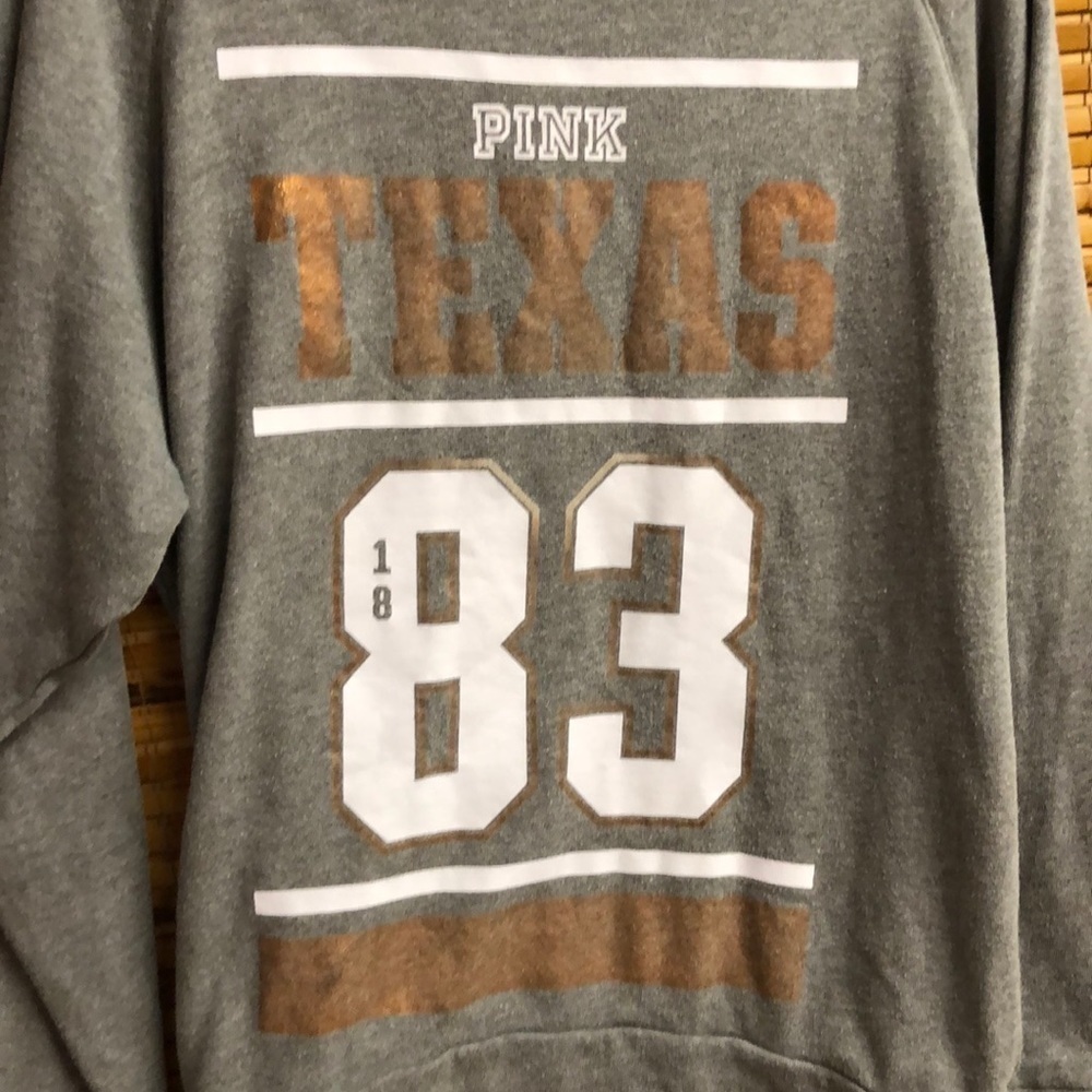 PINK Texas fleece shirt